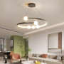 Изображение Дизайнерська чорна LED люстра з акриловими кульками ИМ Light-Deco 10 