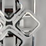 Изображение LED люстра на 4+4 ріжки квадратної форми у хромованому корпусі ИМ Light-Deco 3 
