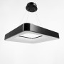 Изображение LED світильник підвісний квадрат Solvent в чорному корпусі ИМ Light-Deco 
