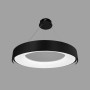 Изображение Підвісна LED-люстра у чорному корпусі на три режими Ø62 см ИМ Light-Deco 2 