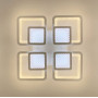 Изображение Люстра LED на 4+4 квадрати в білому кольорі Light House LNF-1029_1553 ИМ Light-Deco 1 