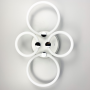 Зображення LED люстра з кільцями, що розсіює світло на 360° ИМ Light-Deco 5 
