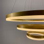 Зображення LED люстра на три кільця у золотому каркасі ИМ Light-Deco 6 