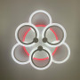 Зображення Світлодіодна біла люстра Senta на 6 кілець ИМ Light-Deco 2 