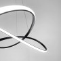 Зображення Підвісна люстра TRIO COURSE у чорному каркасі Ø 80 см ИМ Light-Deco 1 