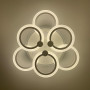 Зображення Світлодіодна біла люстра Senta на 6 кілець ИМ Light-Deco 4 