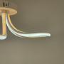Зображення Стельова біла LED люстра з трьома завитками ИМ Light-Deco 5 