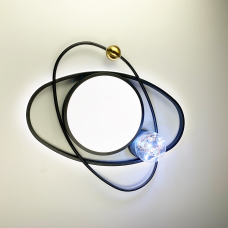 Люстра-орбіта з led гірляндою в плафоні