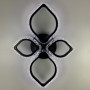 Зображення Стельова LED люстра в чорному корпусі на 4 листочки ИМ Light-Deco 