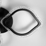 Зображення Стельова LED люстра в чорному корпусі на 3 листочки ИМ Light-Deco 6 