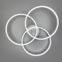 Изображение LED світильник білий на 3 кільця у сірому корпусі Ø 80 см ИМ Light-Deco 7 