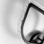 Зображення Стельова LED люстра в чорному корпусі на 3 листочки ИМ Light-Deco 2 