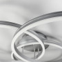 Изображение LED світильник білий на 3 кільця у сірому корпусі Ø 80 см ИМ Light-Deco 2 
