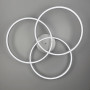Изображение LED світильник білий на 3 кільця у сірому корпусі Ø 80 см ИМ Light-Deco 4 
