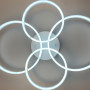 Зображення Стельова LED люстра в білому корпусі на 4 кільця ИМ Light-Deco 2 