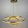 Изображение Підвісна люстра на три латунних кільця 80, 60 та 40 см ИМ Light-Deco 1 