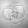 Изображение LED світильник білий на 3 кільця у сірому корпусі Ø 80 см ИМ Light-Deco 1 