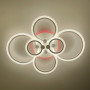 Зображення Світлодіодна люстра Senta на 6 кілець в білому корпусі ИМ Light-Deco 2 
