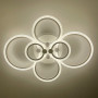 Зображення Світлодіодна люстра Senta на 6 кілець в білому корпусі ИМ Light-Deco 4 