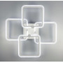 Изображение Світлодіона LED люстра на 4 ріжки квадратної форми ИМ Light-Deco 7 