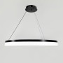 Изображение Сучасна кільцева люстра в чорному каркасі Ø 80 см ИМ Light-Deco 4 