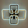 Зображення Золота LED люстра на 2+2 ріжки квадратної форми ИМ Light-Deco 3 