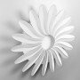 Зображення Стельова біла LED люстра у вигляді квітки ИМ Light-Deco 2 