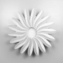 Зображення Стельова біла LED люстра у вигляді квітки ИМ Light-Deco 4 