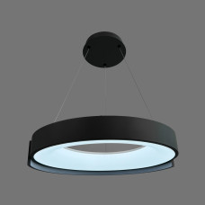 Підвісна LED-люстра у сірому корпусі на три режими Ø50 см Підвісна LED-люстра у сірому корпусі на три режими Ø50 см
