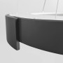 Изображение Підвісна LED-люстра у сірому корпусі на три режими Ø50 см ИМ Light-Deco 4 