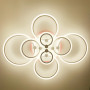Зображення Світлодіодна люстра Senta на 8 кілець в білому корпусі ИМ Light-Deco 4 
