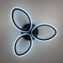 Изображение Стельова люстра в чорному корпусі на 3 пелюстки ИМ Light-Deco 1 