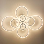Зображення Світлодіодна люстра Senta на 8 кілець в білому корпусі ИМ Light-Deco 3 