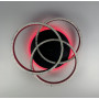 Зображення LED люстра на 3 кільця в чорному корпусі з хромованою смужкою LNF-1011_1527 ИМ Light-Deco 9 