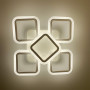 Изображение Стельова біла люстра LED на 4+1 ріжки-квадрати ИМ Light-Deco 3 