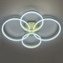 Зображення Золота стельова LED люстра Anelli на 4 кільця ИМ Light-Deco 1 