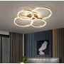 Зображення Золота стельова LED люстра Anelli на 4 кільця ИМ Light-Deco 5 