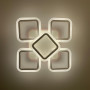 Изображение Стельова біла люстра LED на 4+1 ріжки-квадрати ИМ Light-Deco 