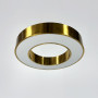 Зображення Стельова латунна LED люстра у формі кільця Ø 50х8 см ИМ Light-Deco 2 