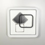 Изображение Геометричний стельовий LED світильник 46х46х7 см ИМ Light-Deco 