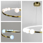 Зображення Латунна LED люстра з акриловими кульками Ø 60 см ИМ Light-Deco 5 