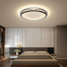 Люстра стельова Light House LNF-17426 55Вт BK+WT чорно-біла (без пульта)