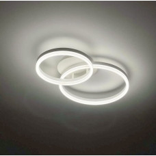 Стельова LED ЛЮСТРА НА 2 КІЛЬЦЯ в білому кольорі