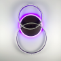 Зображення LED люстра кольору coffee із золотистою фурнітурою ИМ Light-Deco 2 