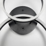 Изображение Світлодіодна чорна люстра Anelli на 2 кільця ИМ Light-Deco 6 