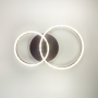 Зображення LED люстра кольору coffee із золотистою фурнітурою ИМ Light-Deco 