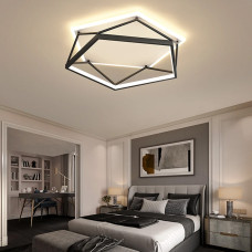 Люстра стельова Light House LNF-17427 60Вт BK+WT чорно-біла (без пульта)