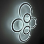 Зображення Стельова люстра на 6 кілець у білому корпусі 63×80 см ИМ Light-Deco 1 