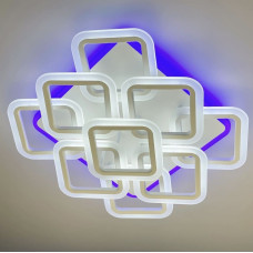 Світлодіодна стельова люстра з кольоровою RGB підсвіткою