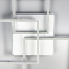Світлодіодна люстра Ideal Lux Frame у білому корпусі Світлодіодна люстра Ideal Lux Frame у білому корпусі